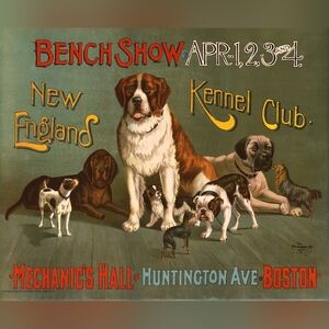Vintage New England Kennel Club Print